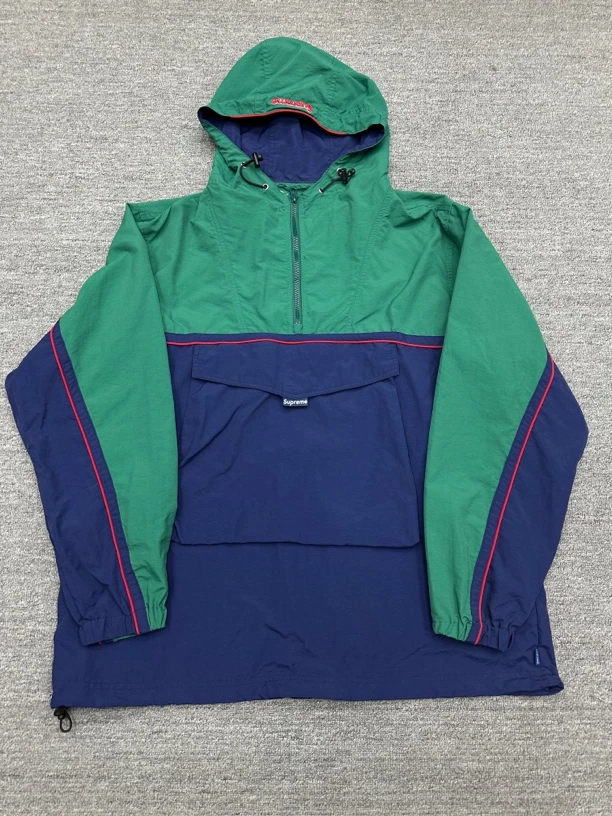 全新未使用 Supreme xl码 supreme拼接字母冲锋衣 全新