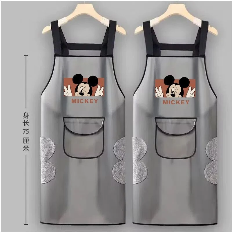 防水女围裙套袖TPU防油厨房家用水产餐饮做饭工作服时尚洋气可爱
