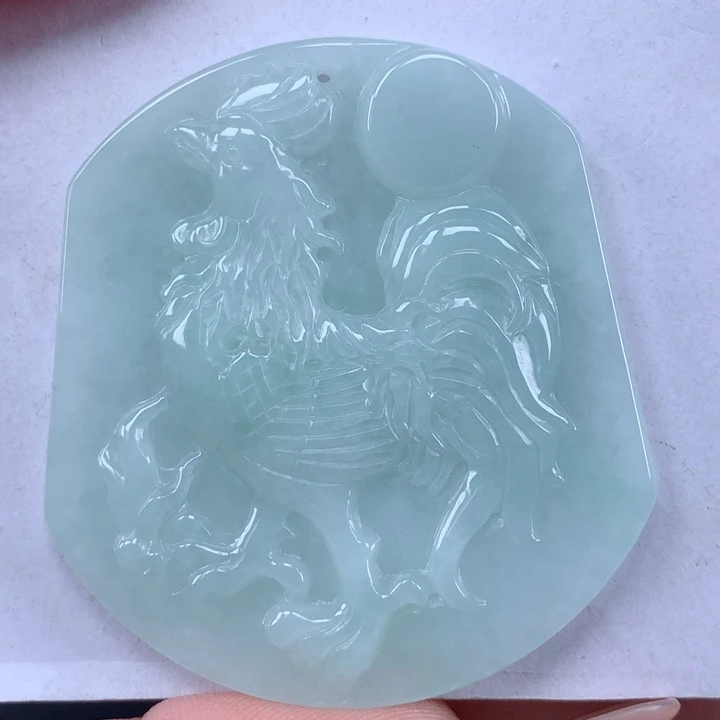 颈饰未镶嵌翡翠鸡