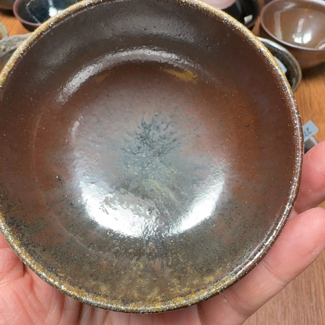 柴烧建盏茶盏茶杯282