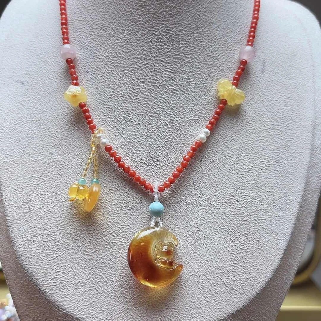 未镶嵌琥珀手链琥珀