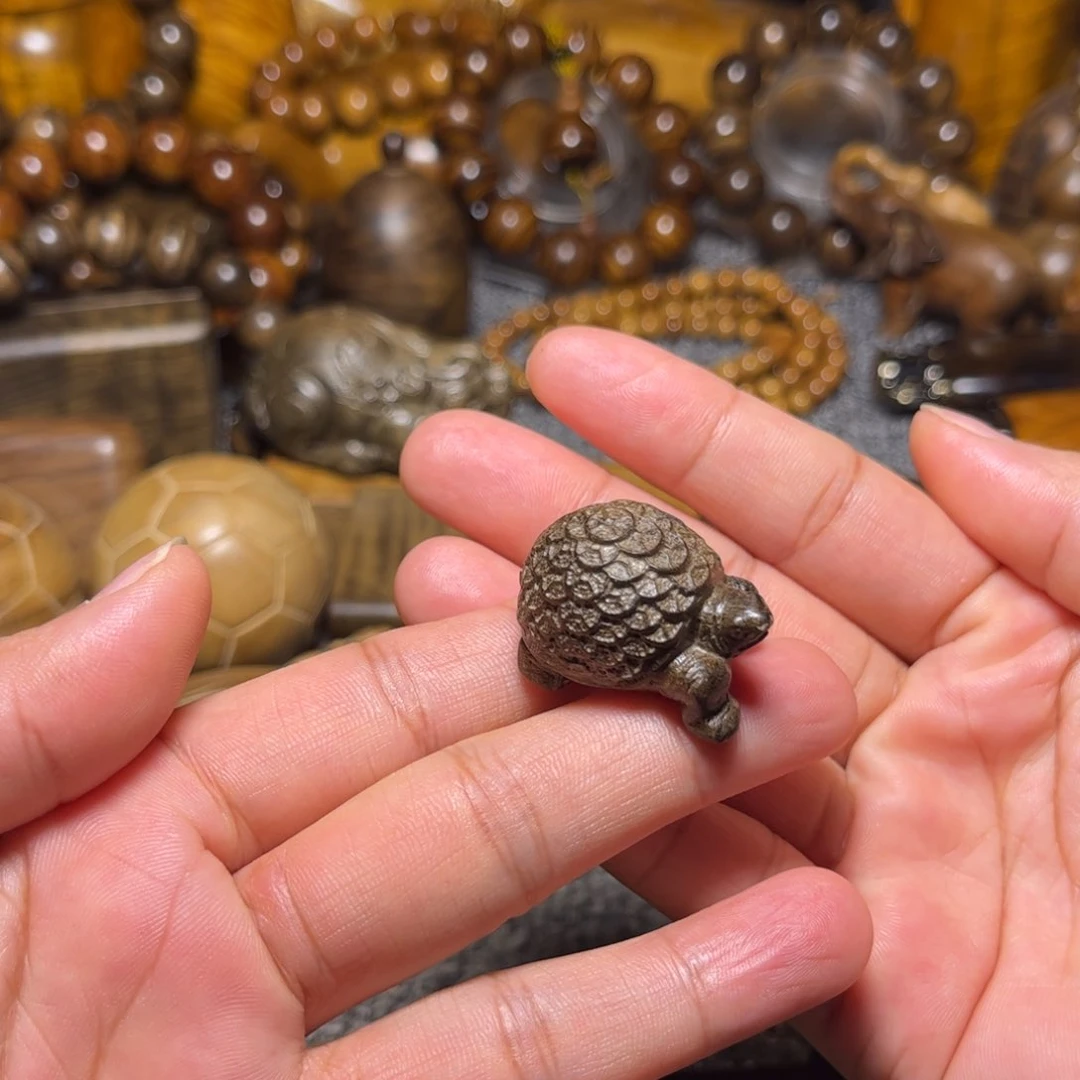 金丝楠阴沉金钱龟