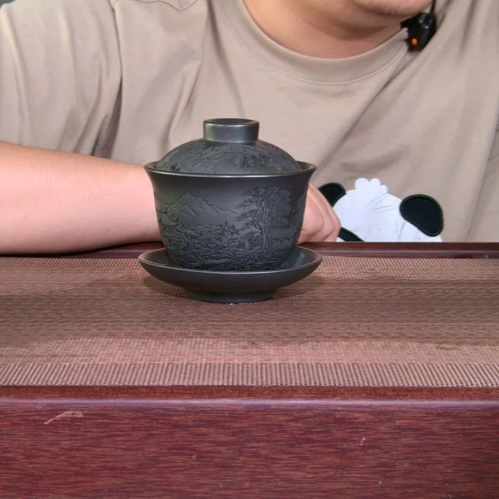 茶杯紫砂高货放漏