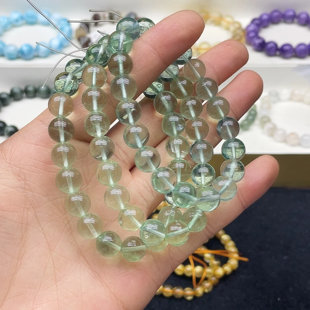 水晶手链未镶嵌绿萤石9.8多样性任发其一