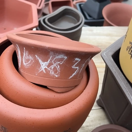 紫砂花盆透气花盆