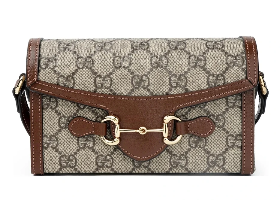 99新 GUCCI/古驰 马衔扣横版1955相机包
