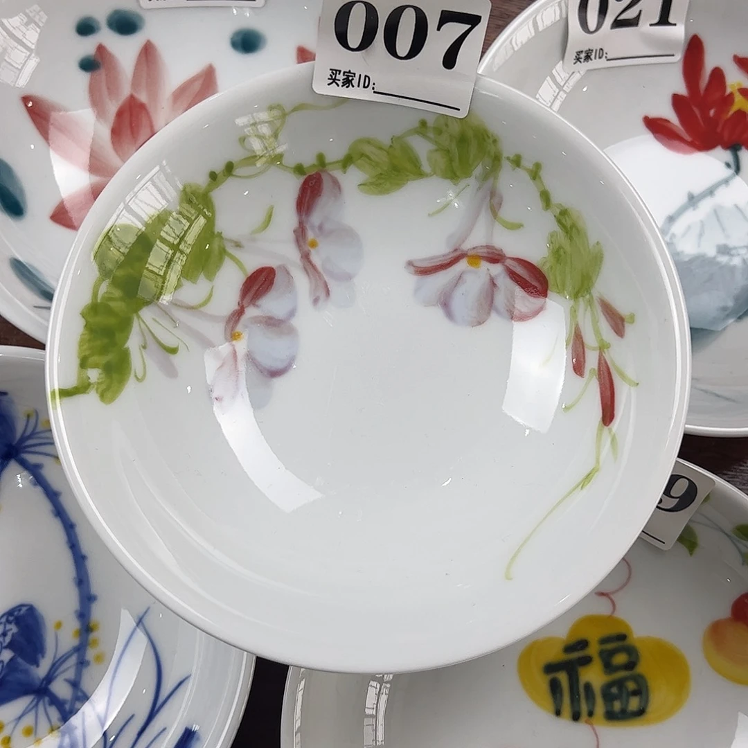 瓷片༻**༻景德镇陶瓷手工手绘制作