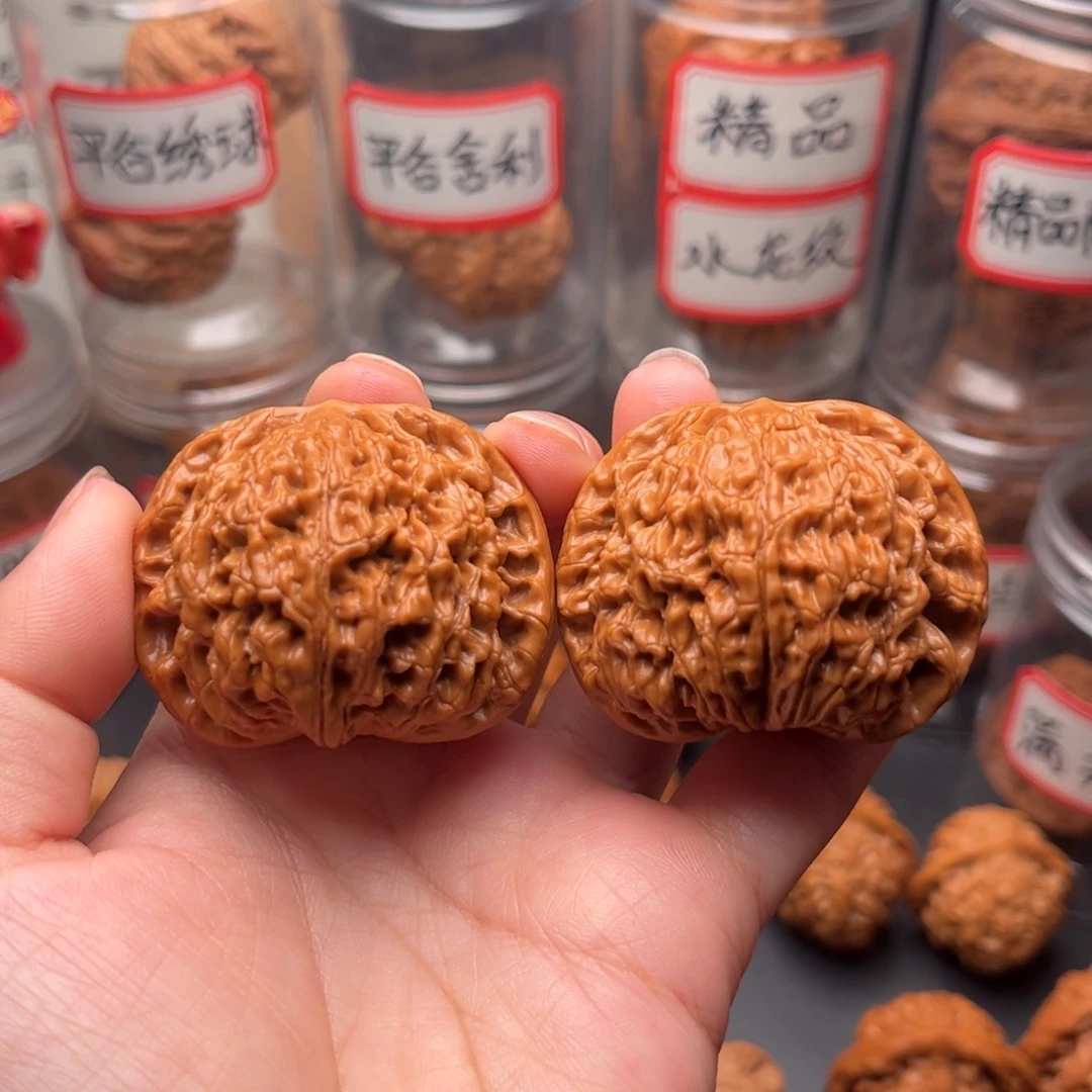 把件文玩核桃45精品水龙纹