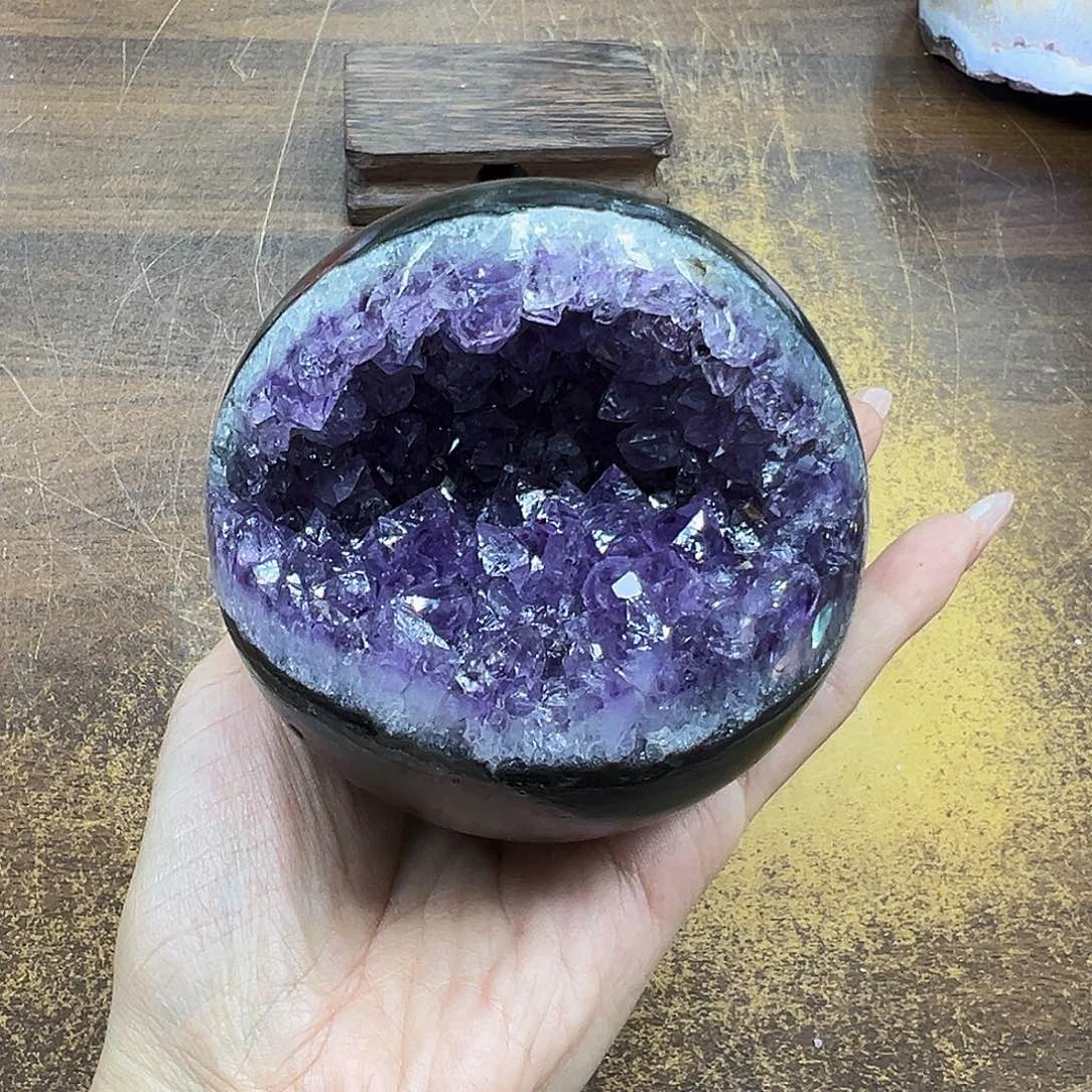 紫晶未镶嵌摆件福利
