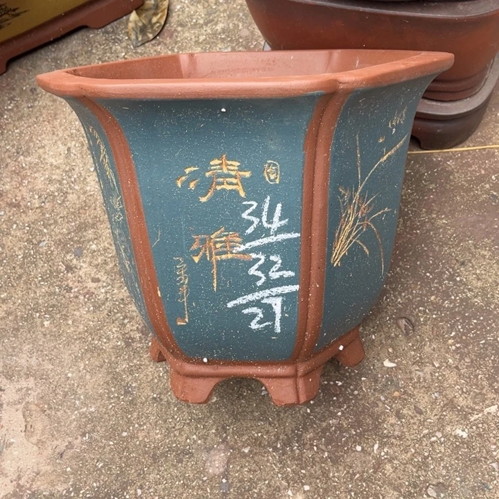 紫砂花盆紫砂花盆