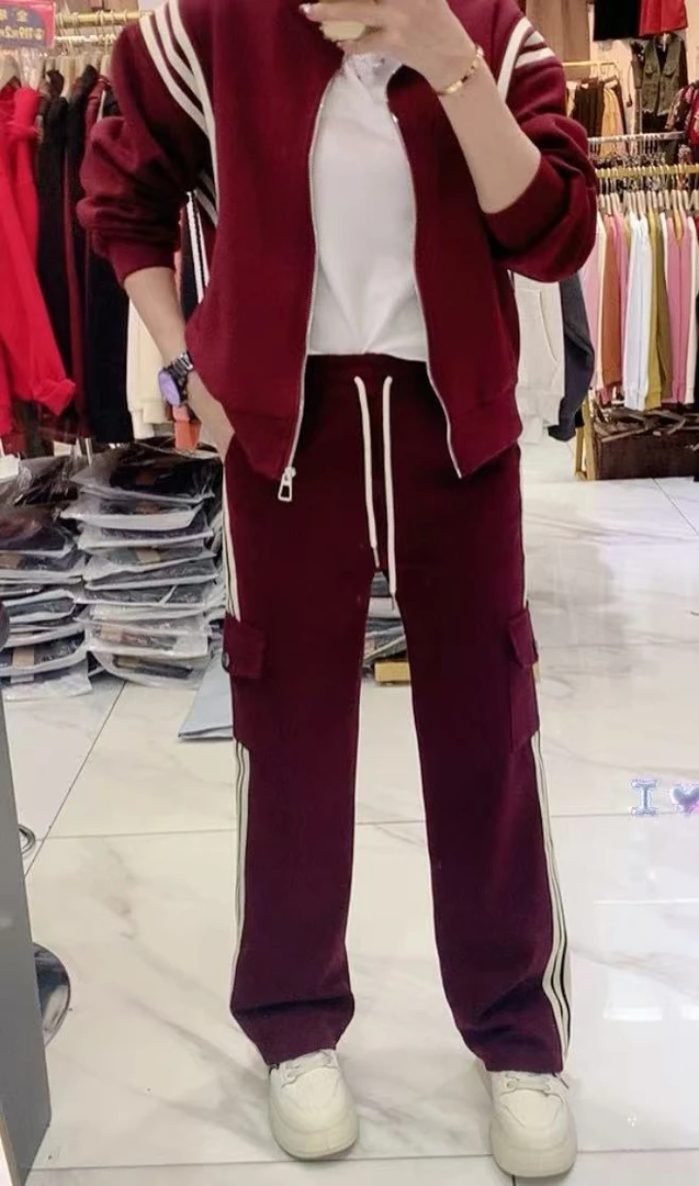 (柳子)603阔腿裤春秋新款洋气儿童秋冬裤女孩长裤运动裤宽松