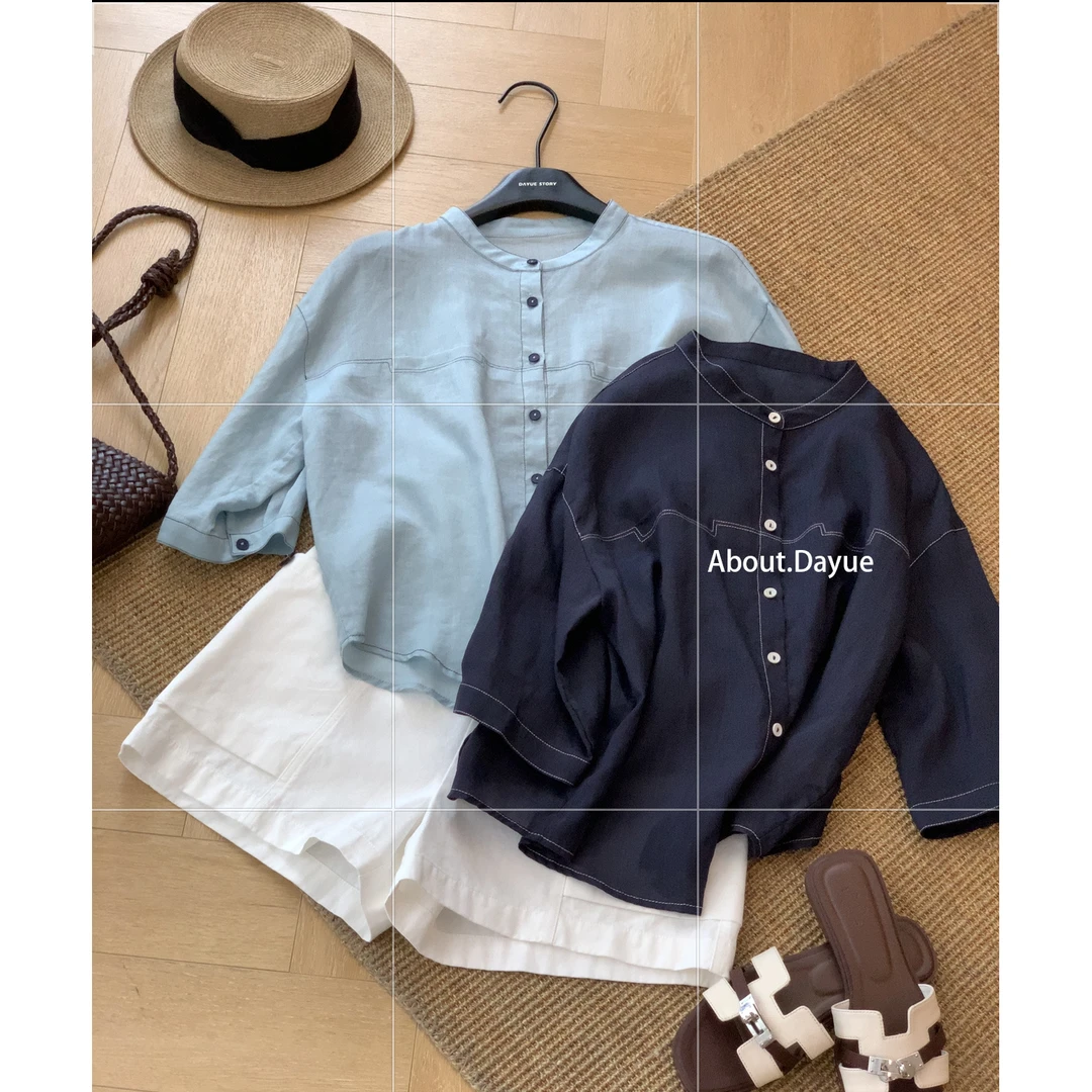 DAYUE【柚见】推荐入~夏天穿不热清爽干净舒适！夏季时尚休闲衬衣
