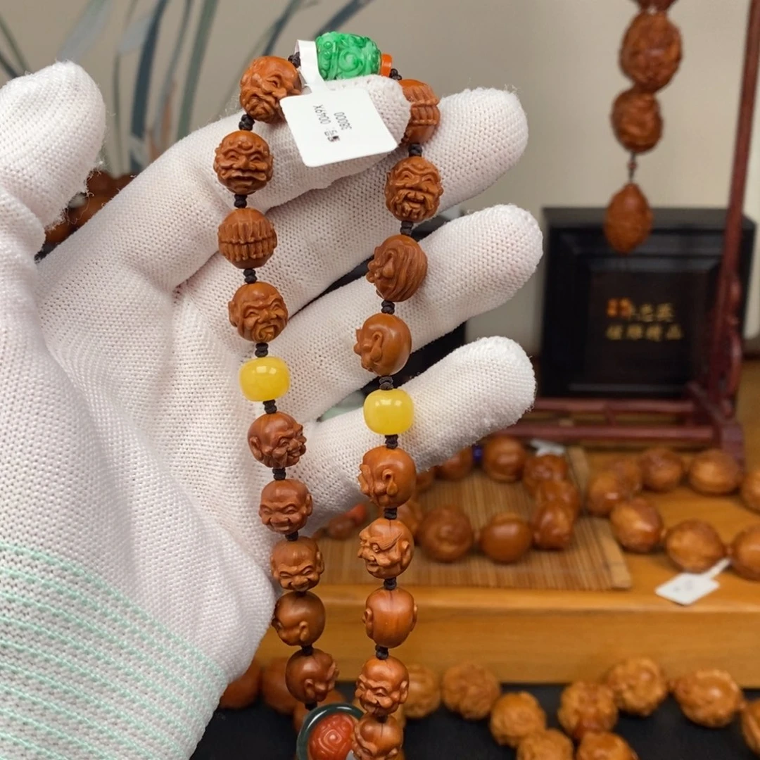 手串橄榄核许忠英老师小籽欢喜罗汉1.05×1.1