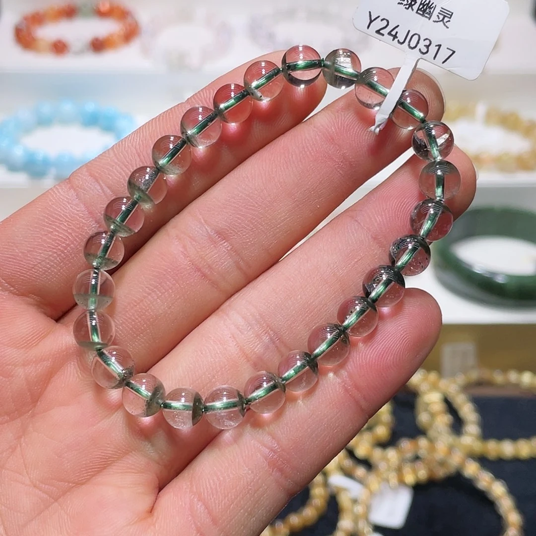 水晶手链未镶嵌绿幽灵7.4