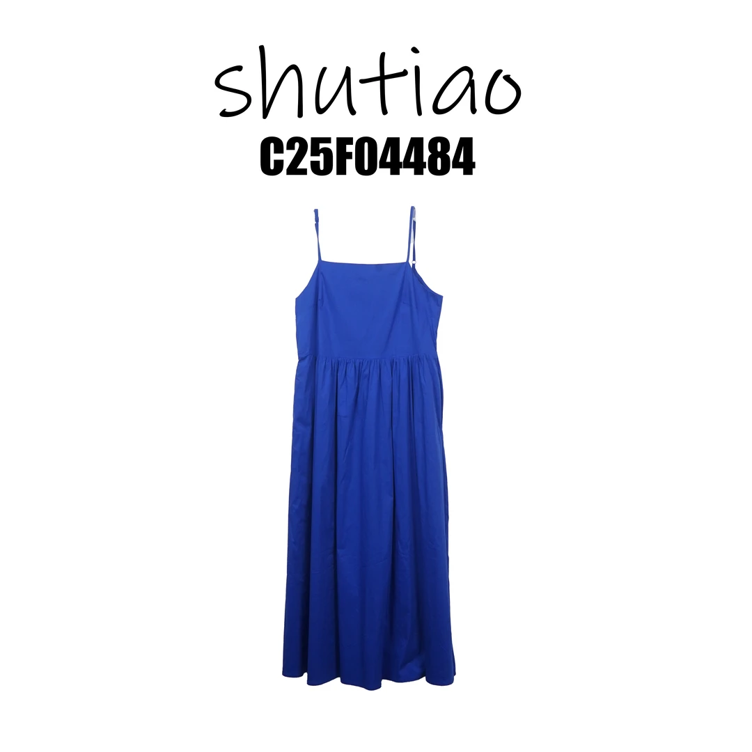 【SHUTIAO】2025夏季：新款小众设计款连衣裙C25F04484