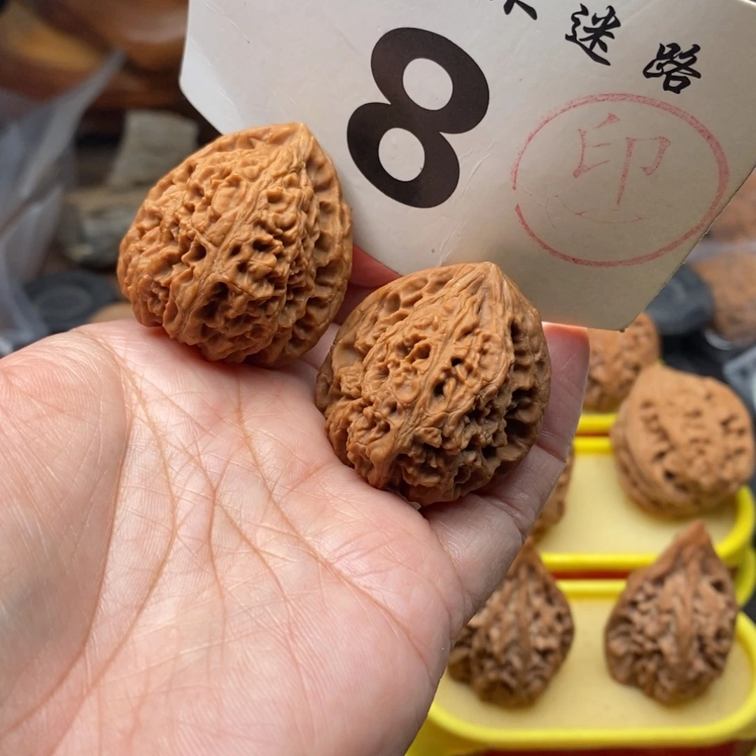 把件文玩核桃35三角南疆