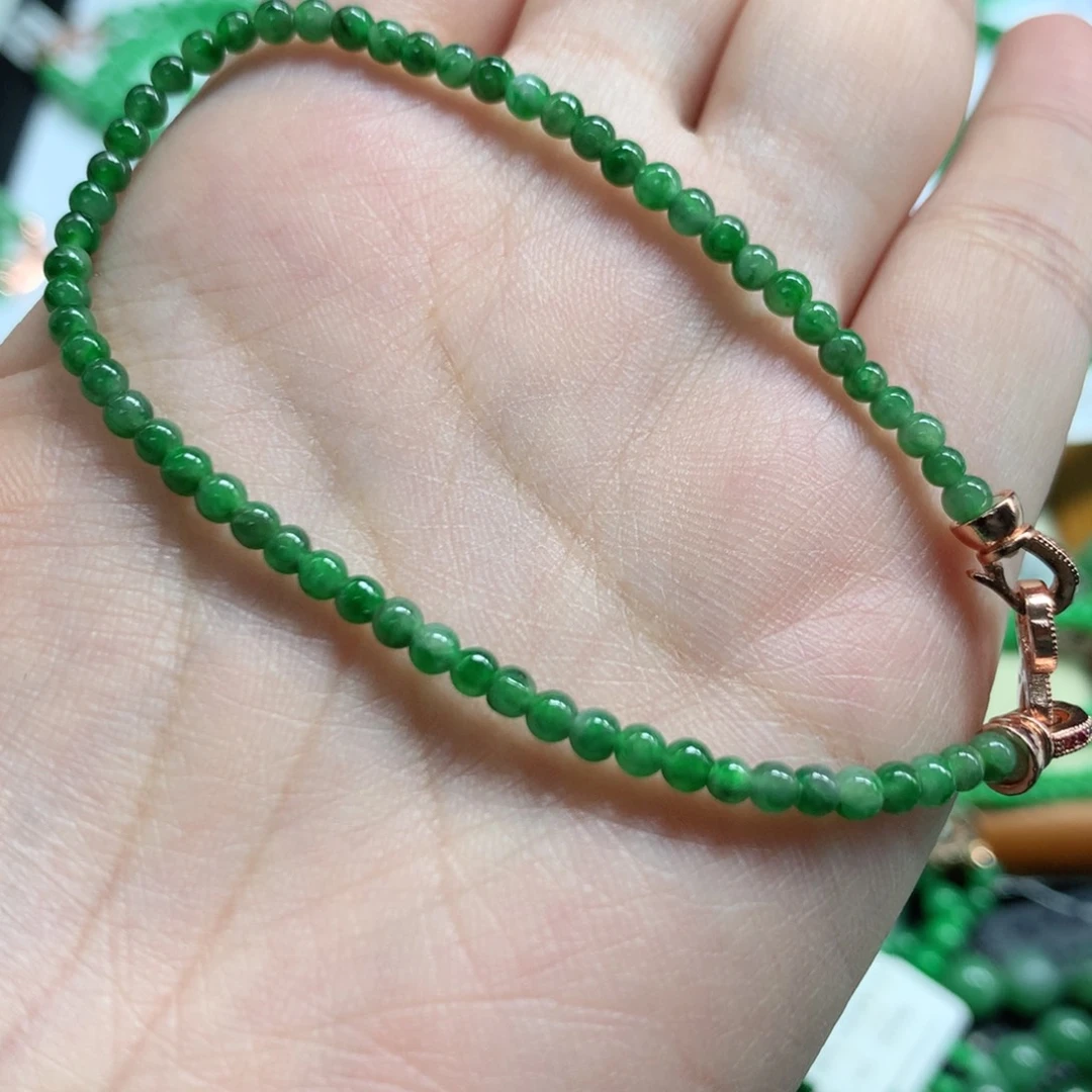 未镶嵌手链翡翠翡翠
