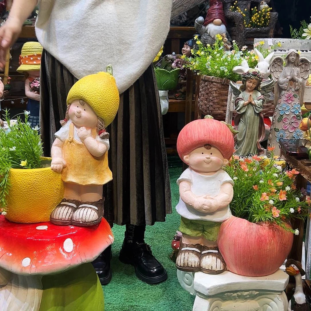 花园摆件红红火火