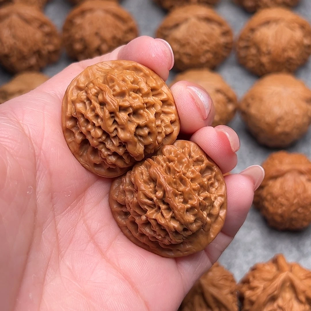 把件文玩核桃精品野生秦闷狮子头34全品毕业款