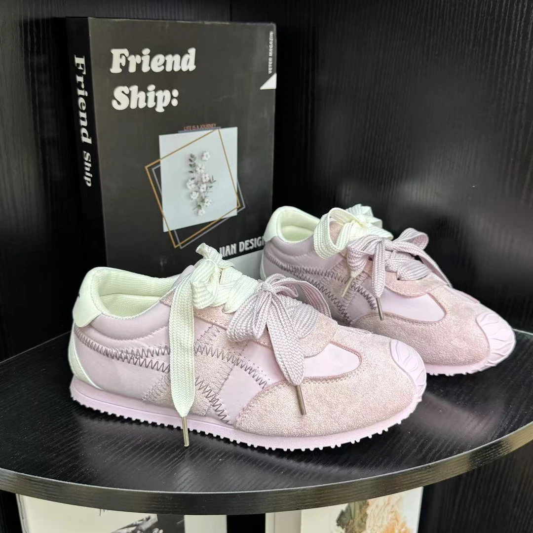 莱莱【断码链接：001-060】2025小众芭蕾风德迅鞋女新款春季运动鞋