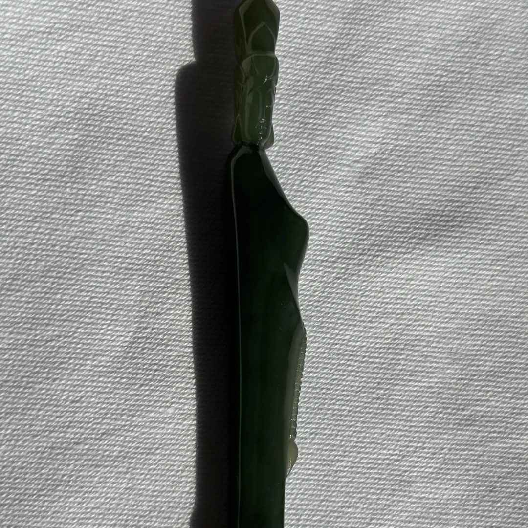 天然和田玉唐风观音大师工艺