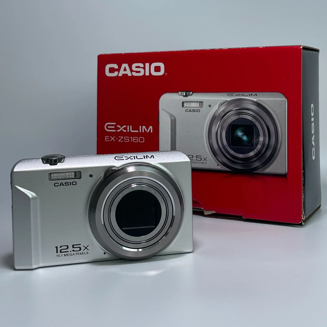 95新 Casio/卡西欧 zs160 出片清冷奶油肌 1600w像素 12.5倍光变