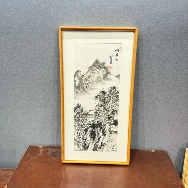 【知新】65x33 柚木榫卯实木画框【4公分宽】