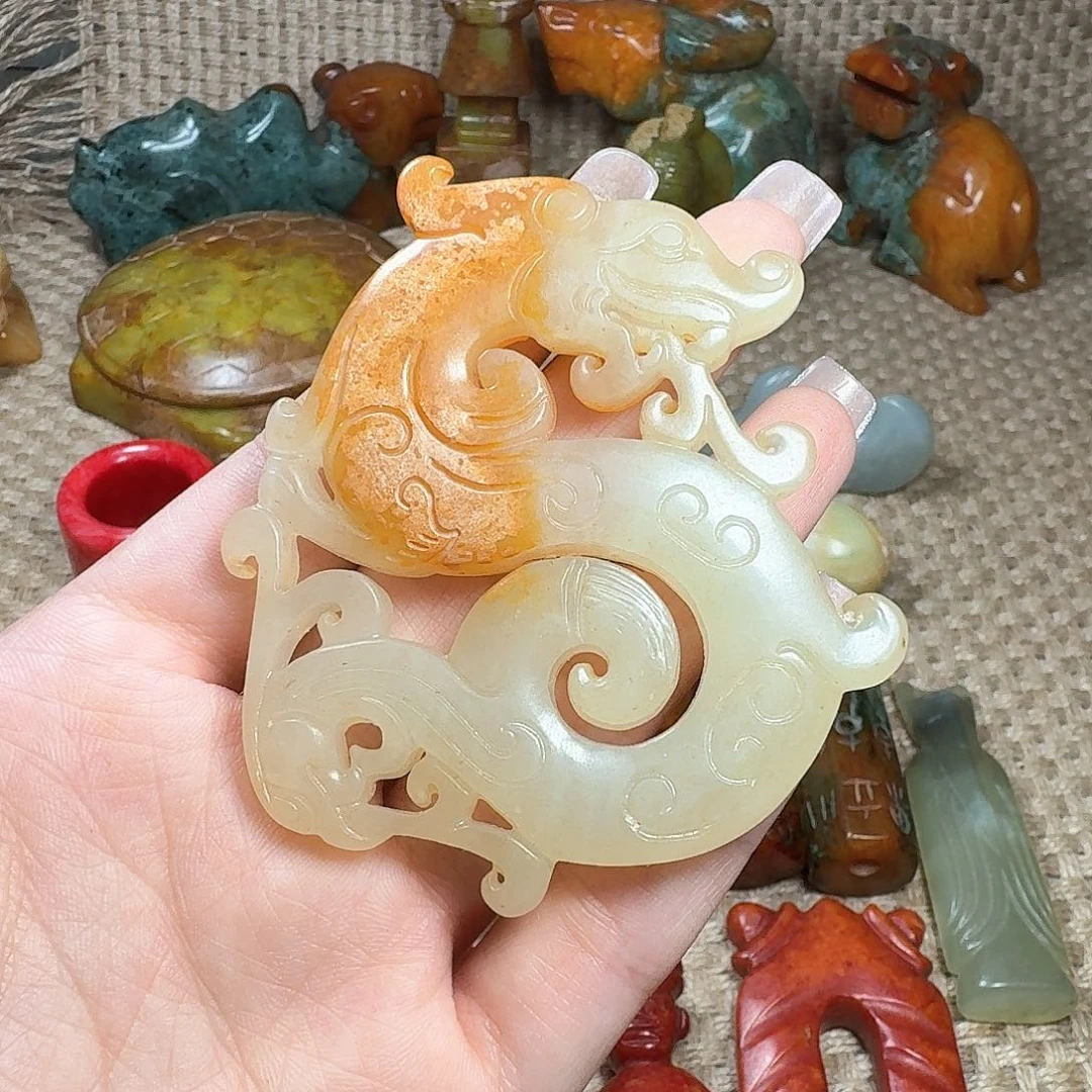 白玉菩提吊坠挂件