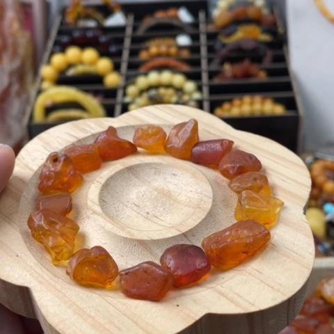手串琥珀未镶嵌手串