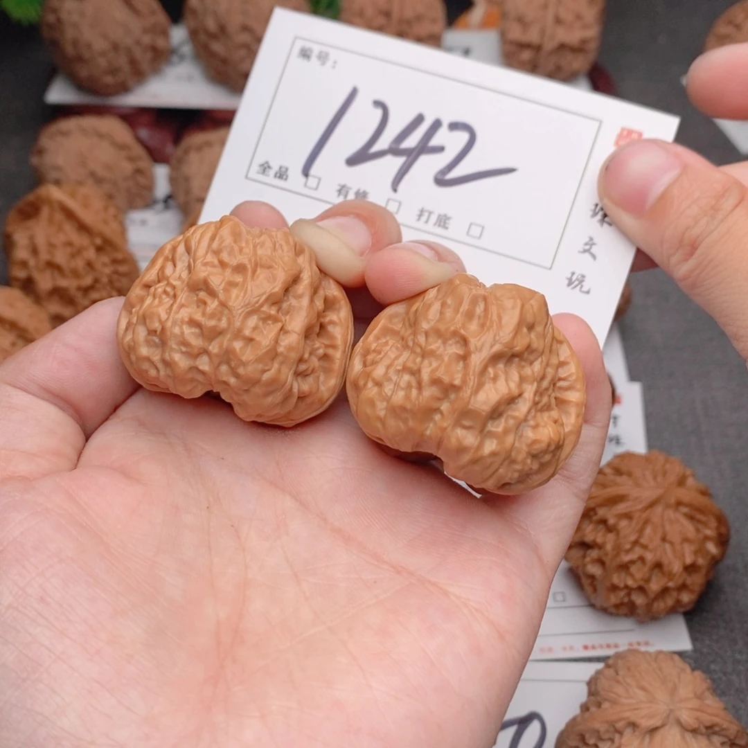 吊坠文玩核桃38蛤蟆1242