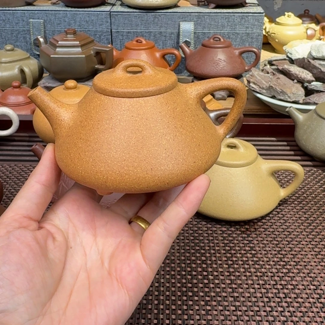 茶壶段泥黄金段190毫升左右
