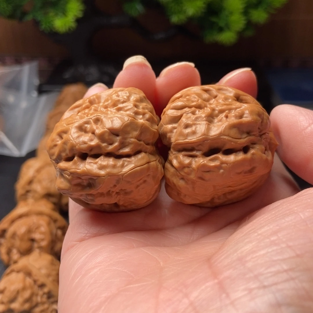 我***？文玩核桃把件蛤蟆头