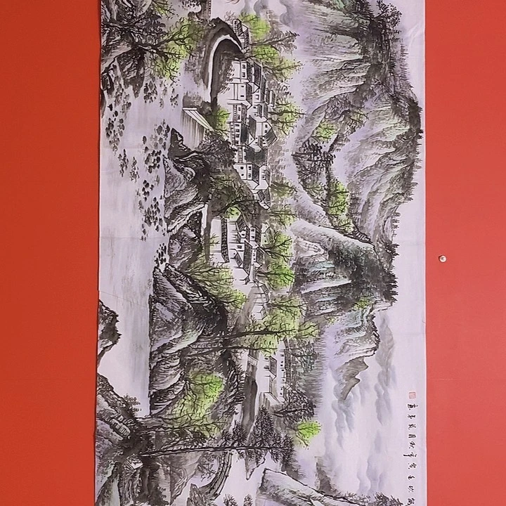 国画山水花鸟字画书画国画