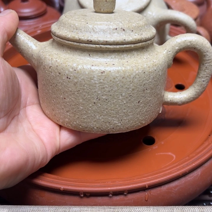 紫砂茶壶蹦****狼宜兴原矿本绿