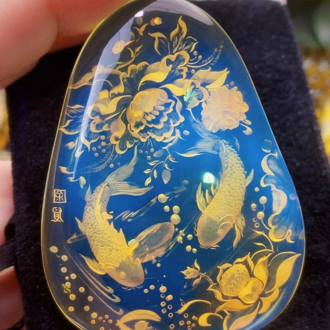 【闪购商品】金珀吊坠(不含链)未镶嵌