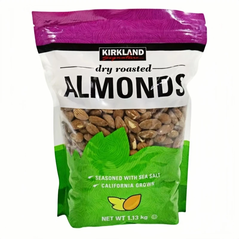 开市客 cotsco 代购科克兰 盐烤扁桃仁巴旦木 1.13kg