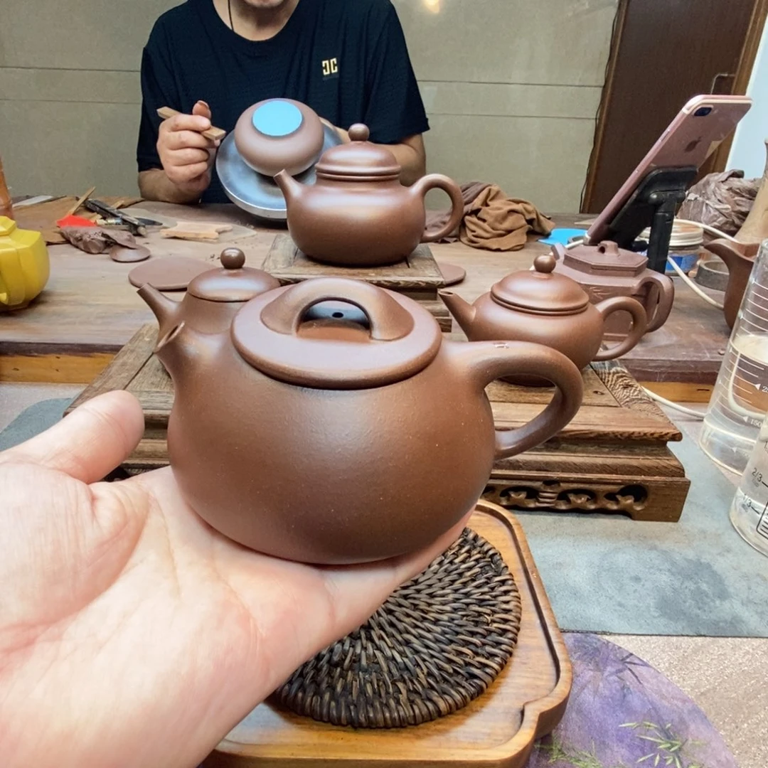 茶壶紫砂憨瓢壶（原矿底槽清255cc）