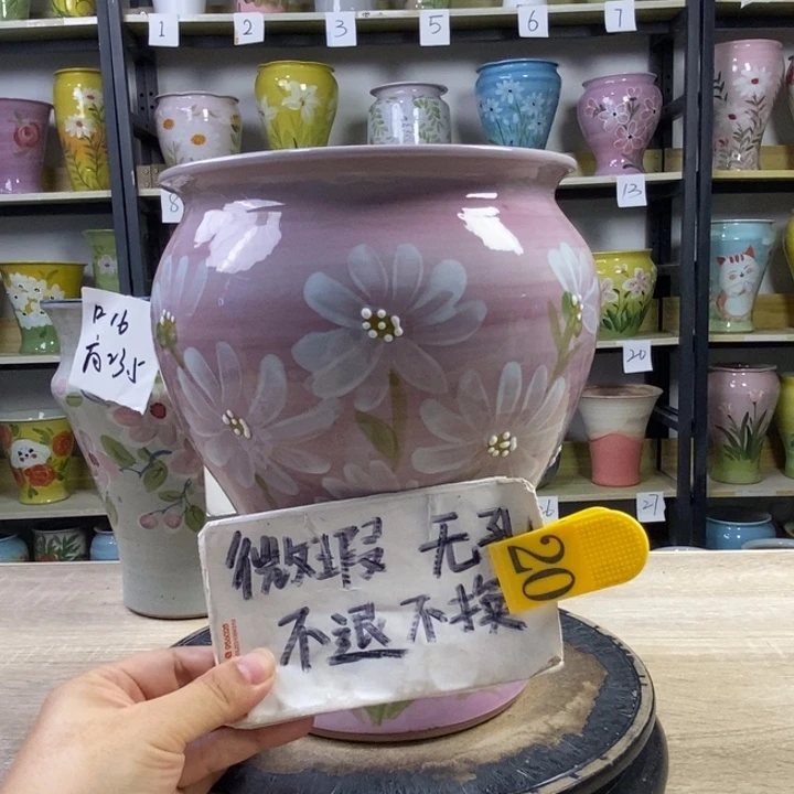 景德镇高温陶瓷花盆