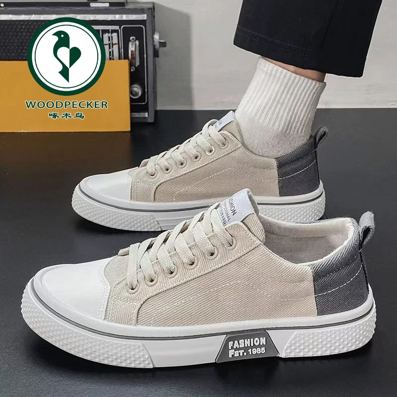 经典帆布鞋男款夏季男鞋新款透气百搭防滑耐磨2025爆款休闲鞋鞋子