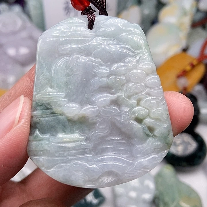 未镶嵌挂件翡翠翡翠