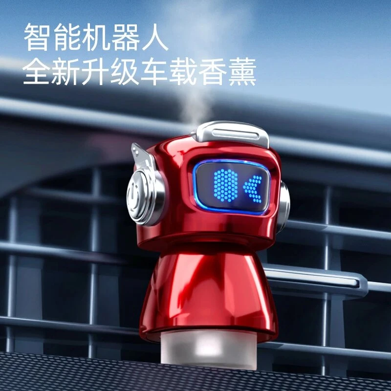 车载香薰出风口香氛摆件高档自动喷雾香氛机车内持久淡香装饰用品