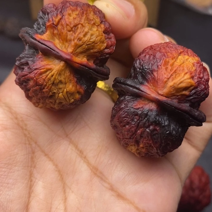 把件文玩核桃39尺饕餮