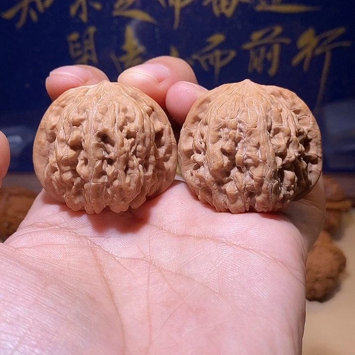 把件文玩核桃全品无修40尺平谷凹底