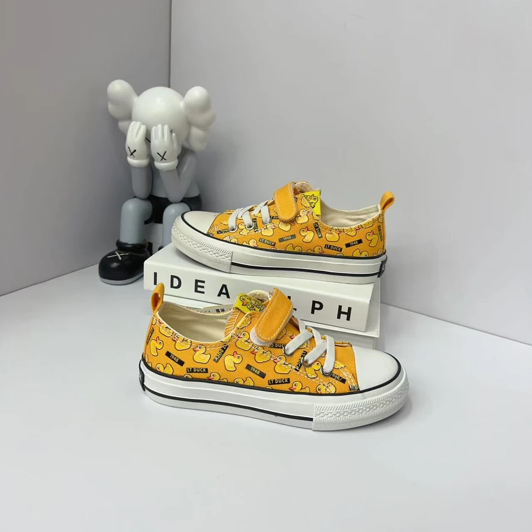 1123春秋男童女童春季车缝线休闲鞋女帆布鞋低帮童鞋夏季休闲风