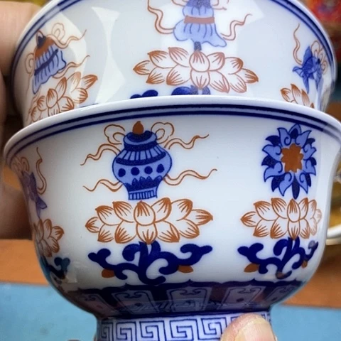 景德镇陶瓷藏式茶碗