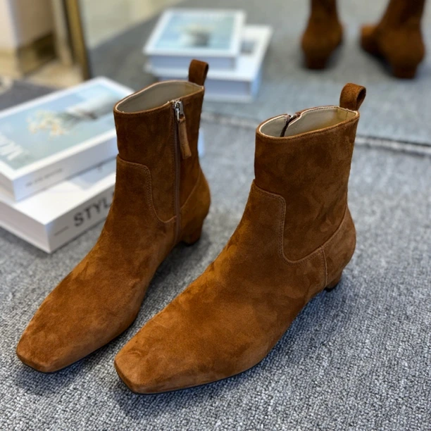 DEEP BREATH深呼吸 新款女鞋高跟靴裸靴短靴