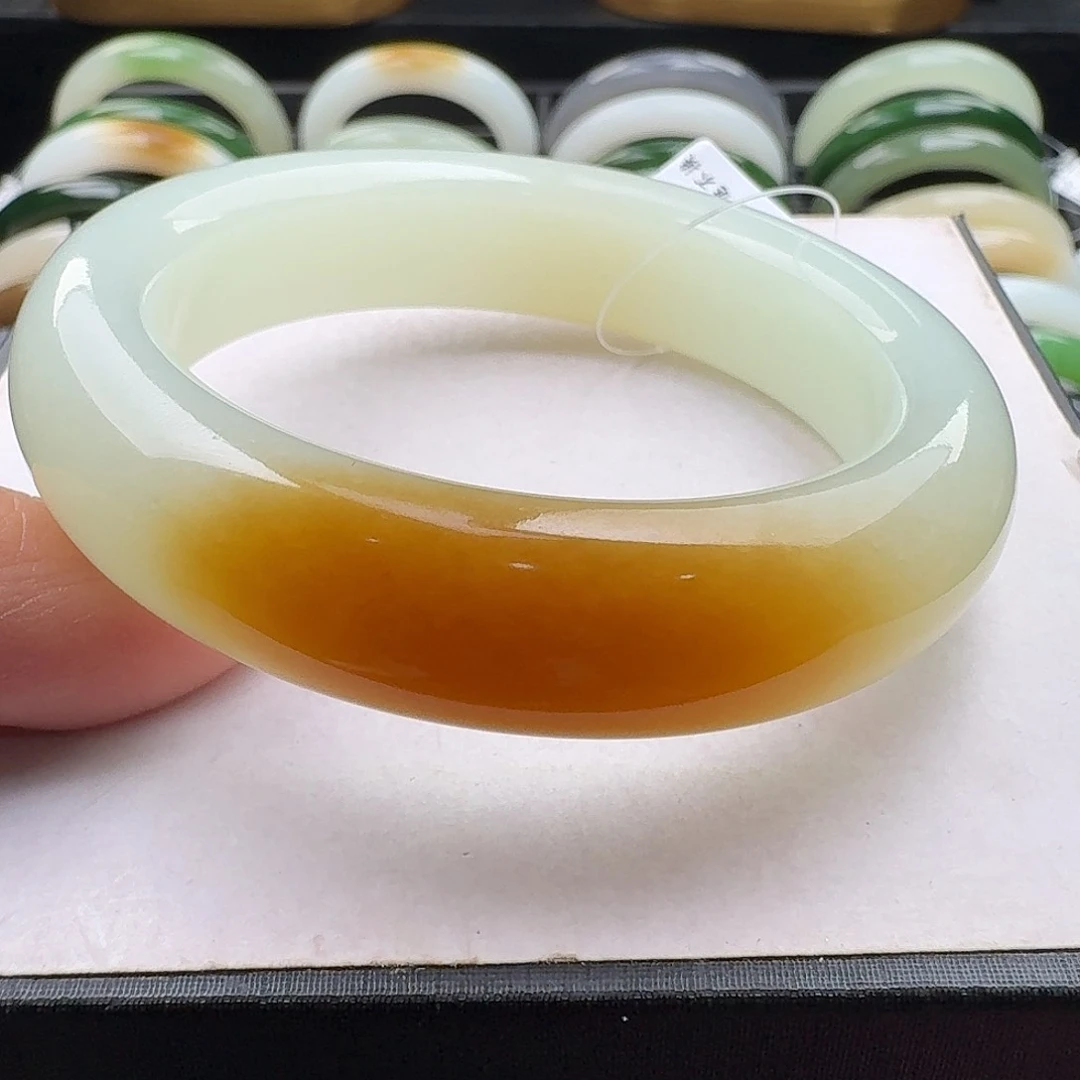 未镶嵌手镯和田玉53.5