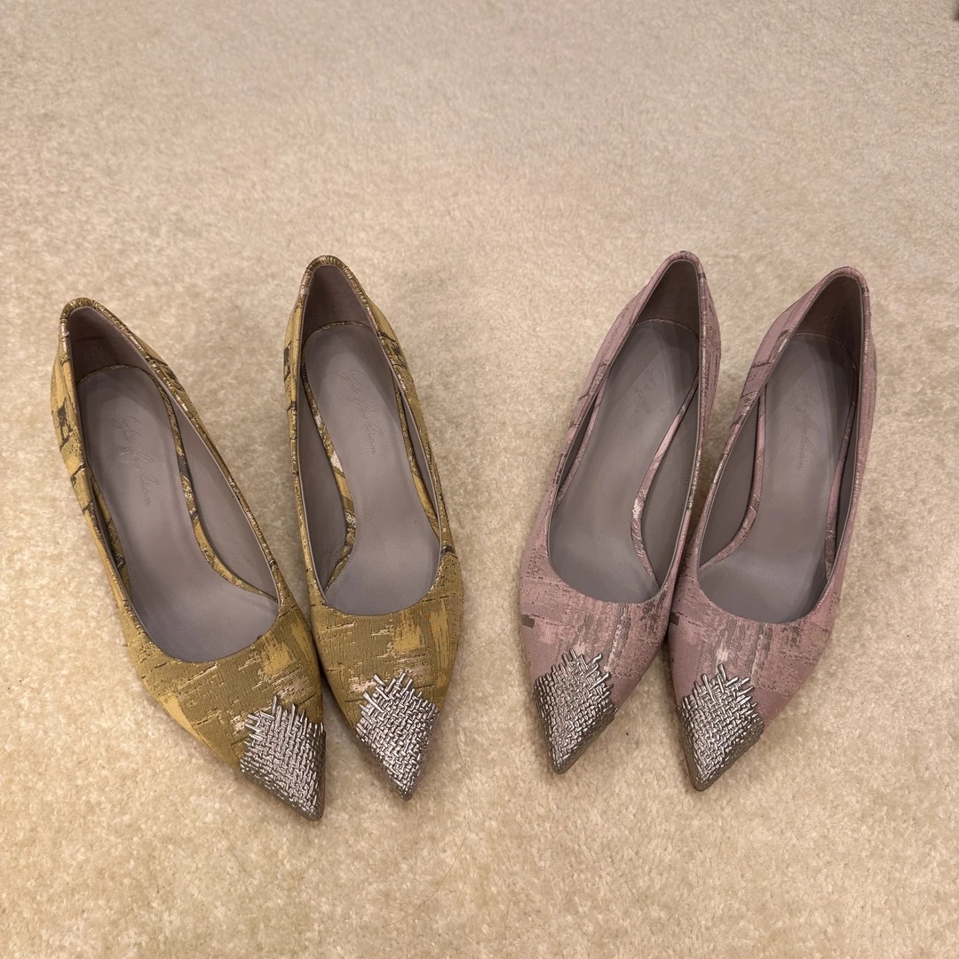 【断码特价】贵妇级金属头单鞋高跟鞋 F2368T-1