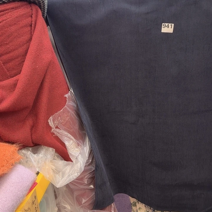 棉双十一特价941灯芯绒粗深蓝一米