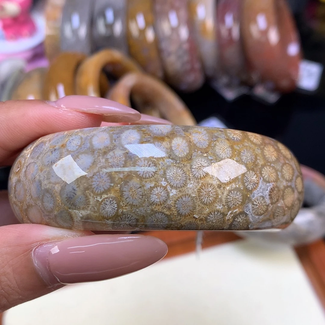 【闪购商品】颈饰未镶嵌硅化珊瑚（珊瑚玉）18号 59.3